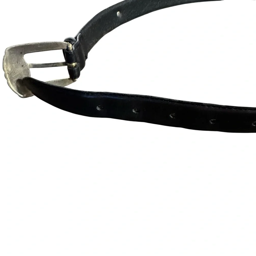 Fossil black leather